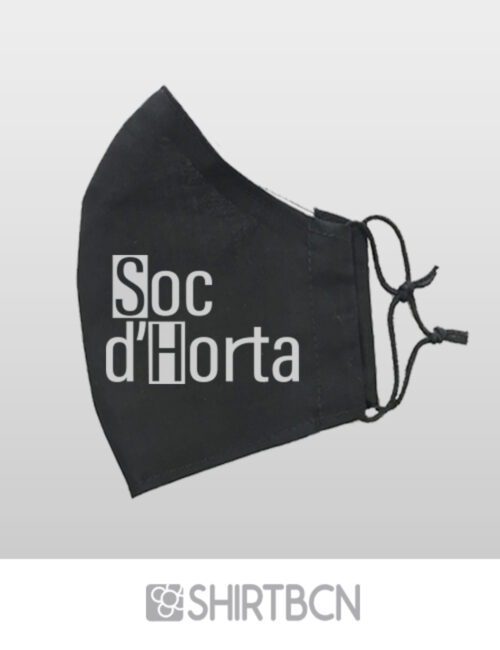 mascareta personalitzada soc d'horta